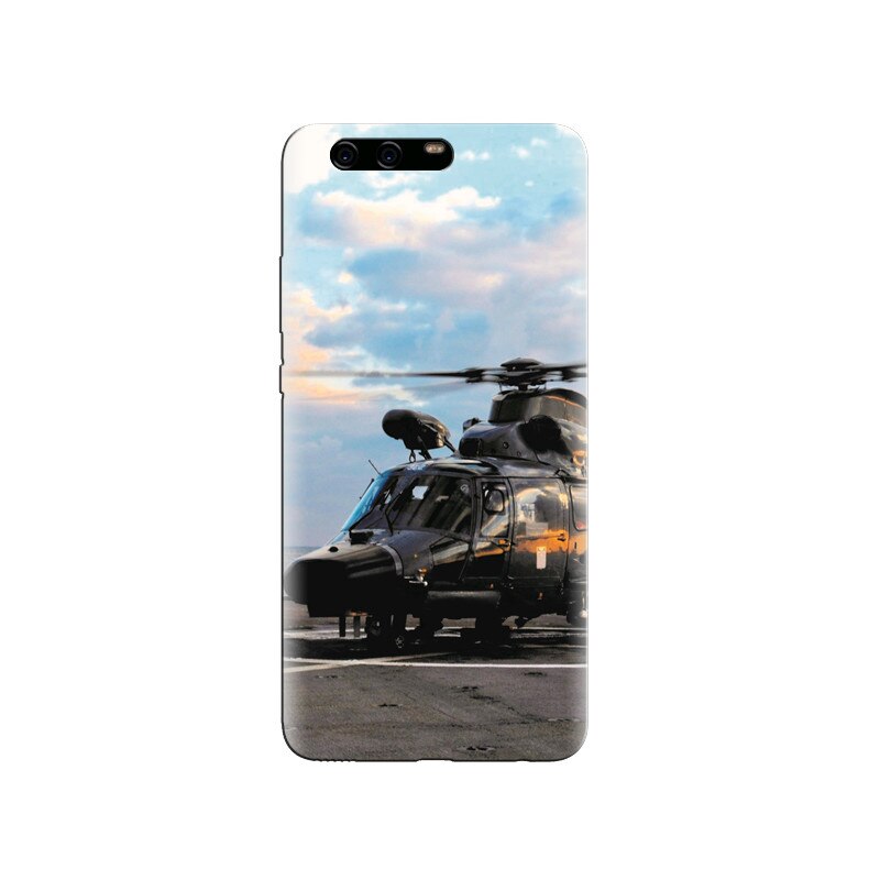 Husa Huawei P10 PLUS Helicopter On Aircraft Carrier