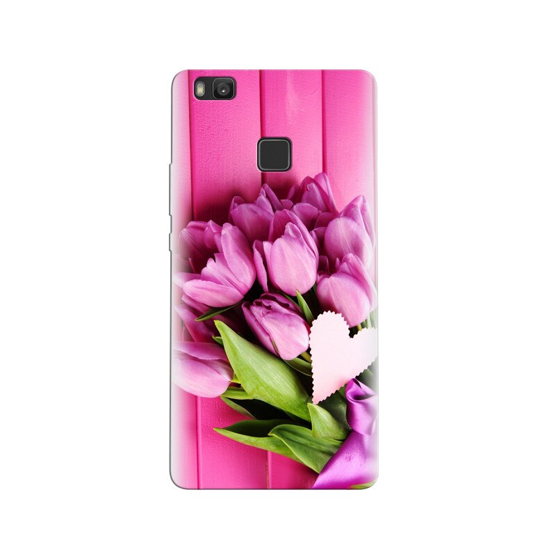 Husa Huawei P9 Lite Pink Flower 004