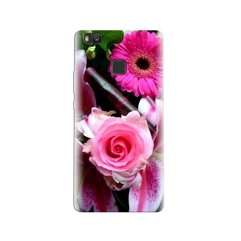 Husa Huawei P9 Lite Pink Flower 001