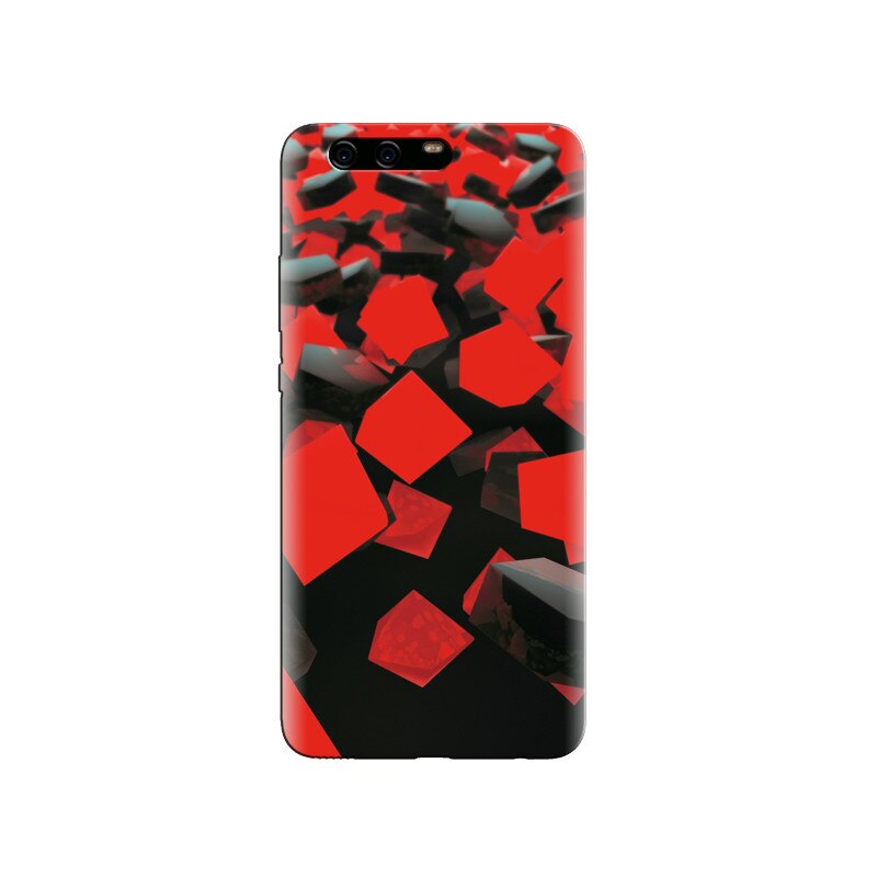 Husa Huawei P10 Red Color Abstract Amazing