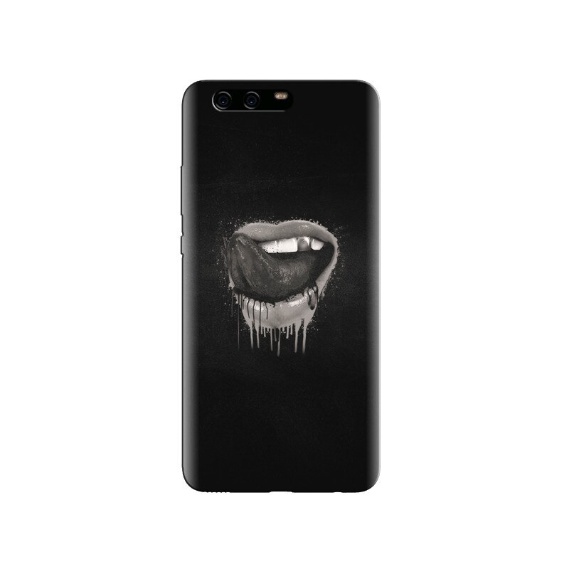 Husa Huawei P10 Hot Lips With Black Background Hd Images