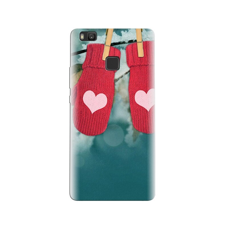 Husa Huawei P9 Lite Pink Wool Gloves Hanging