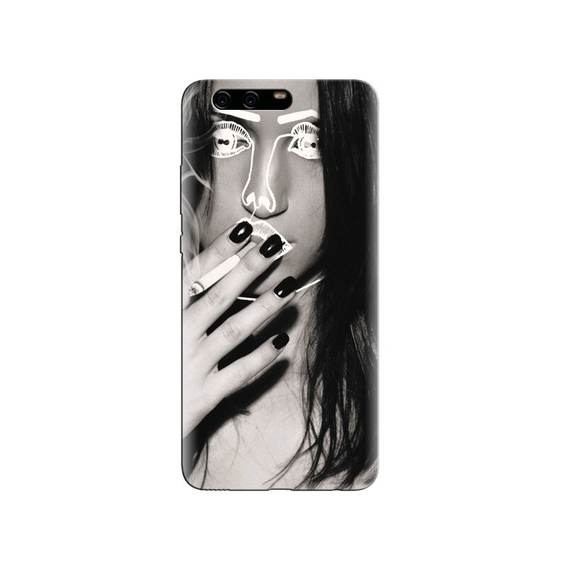 Husa Huawei P10 Hot Black Girl With Cigarate