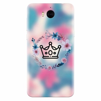 Husa silicon pentru Huawei Y6 2017, Qeen Husa silicon pentru Huawei Y6 2017, Qeen