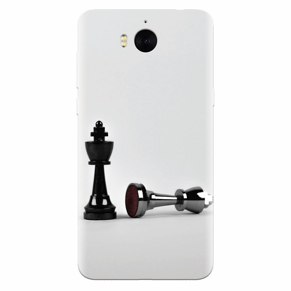 Husa silicon pentru Huawei Y6 2017, Chess