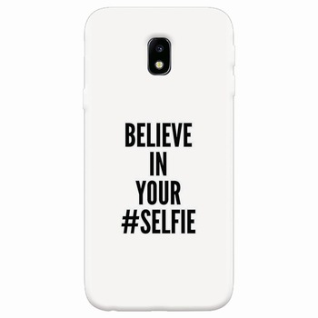 Husa silicon pentru Samsung Galaxy J7 Pro 2017, Believe In Yourlfie Husa silicon pentru Samsung Galaxy J7 Pro 2017, Believe In Yourlfie
