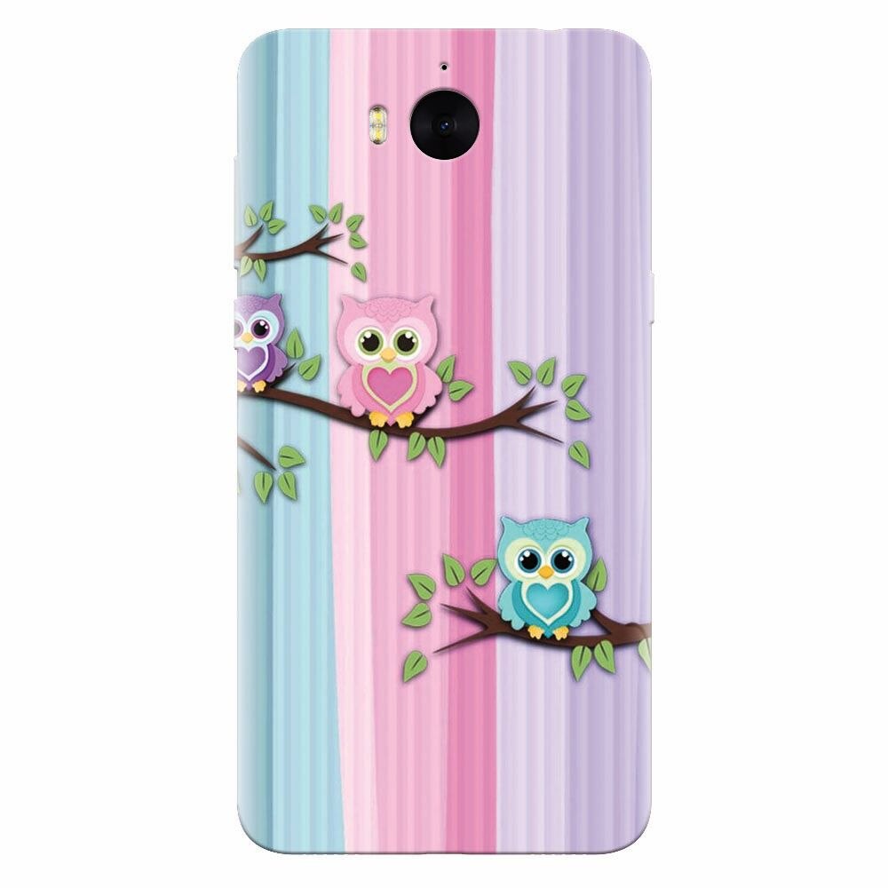 Husa silicon pentru Huawei Y5 2017, Cute Owl