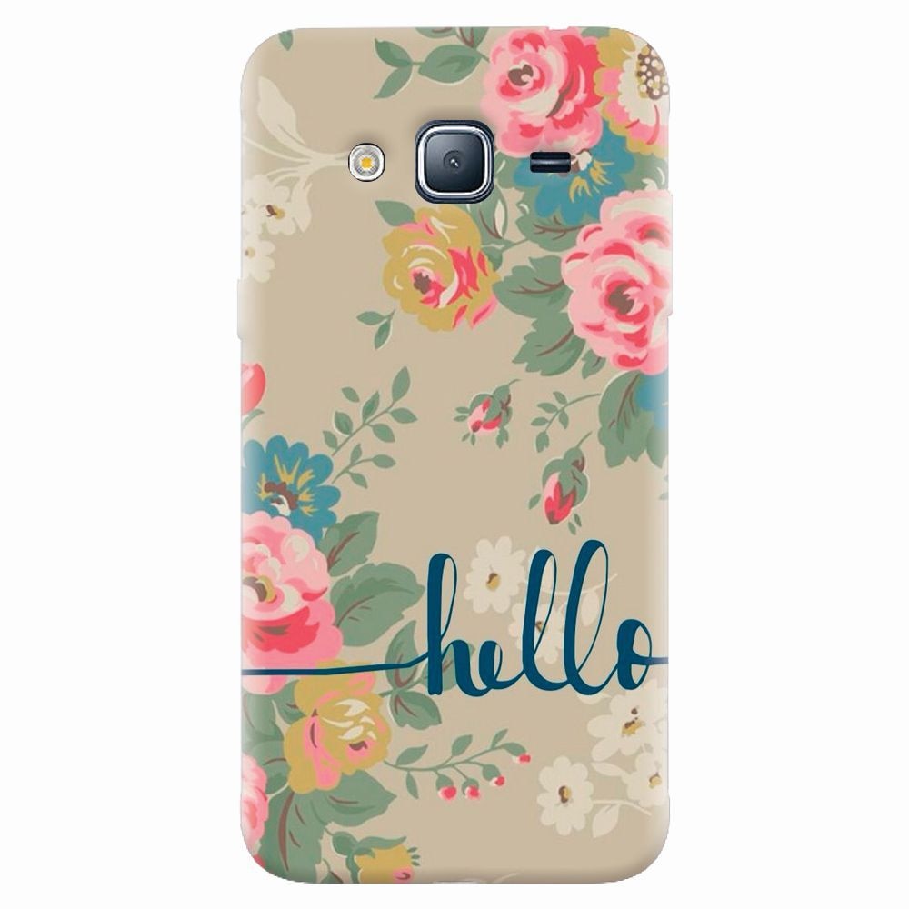 Husa silicon pentru Samsung Galaxy J5 2015, Cute Flower Phone