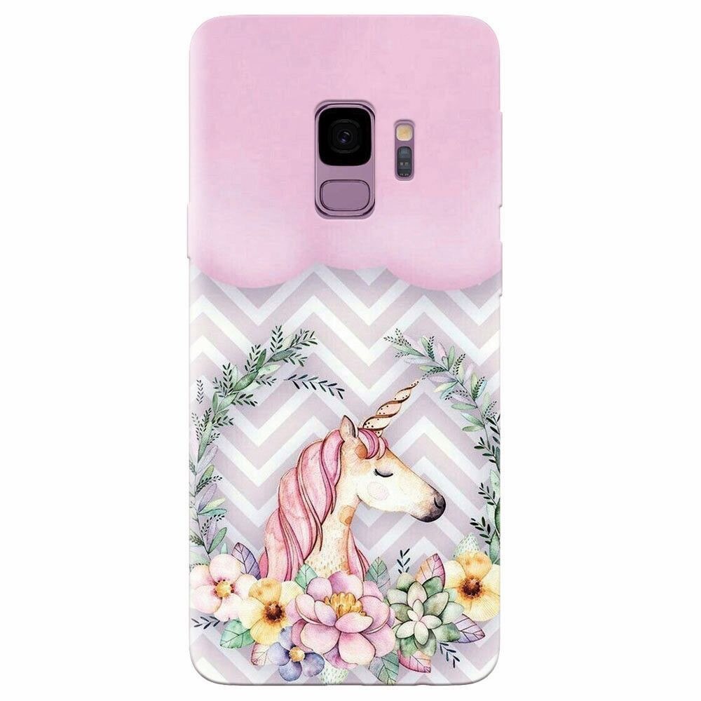 Husa silicon pentru Samsung Galaxy S9, Aesthetic Unicorn