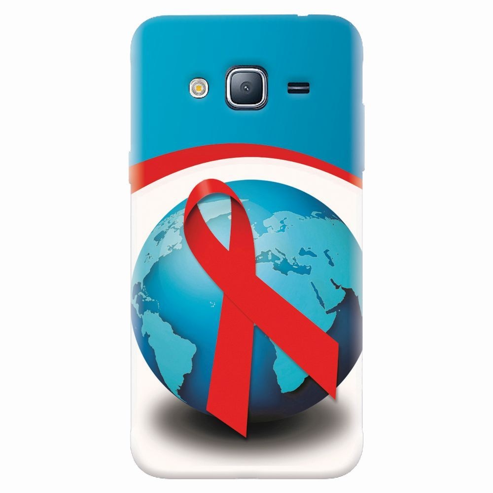 Husa silicon pentru Samsung Galaxy J5 2015, World Aids Day