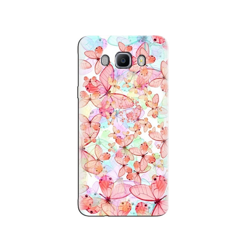 Husa Samsung J3 Pink Butterfly