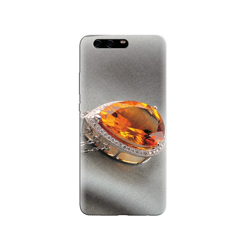Husa Huawei P10 Orange Diamond Pendant Beautiful Photos