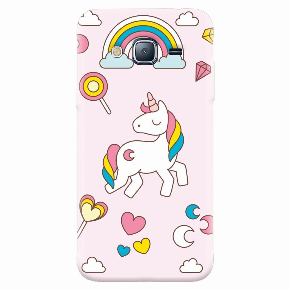Husa silicon pentru Samsung Galaxy J5 2015, Cute Unicorn