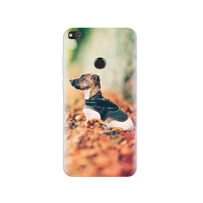 Husa Huawei P8 Lite 2017 Dog Autumn Leaves