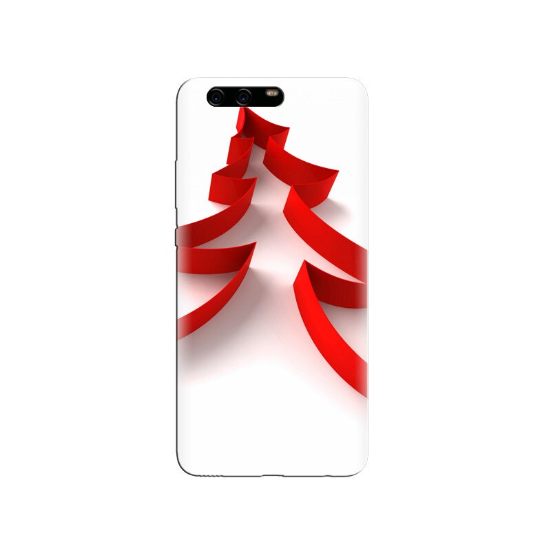 Husa Huawei P10 Red Ribbon Christmas Tree