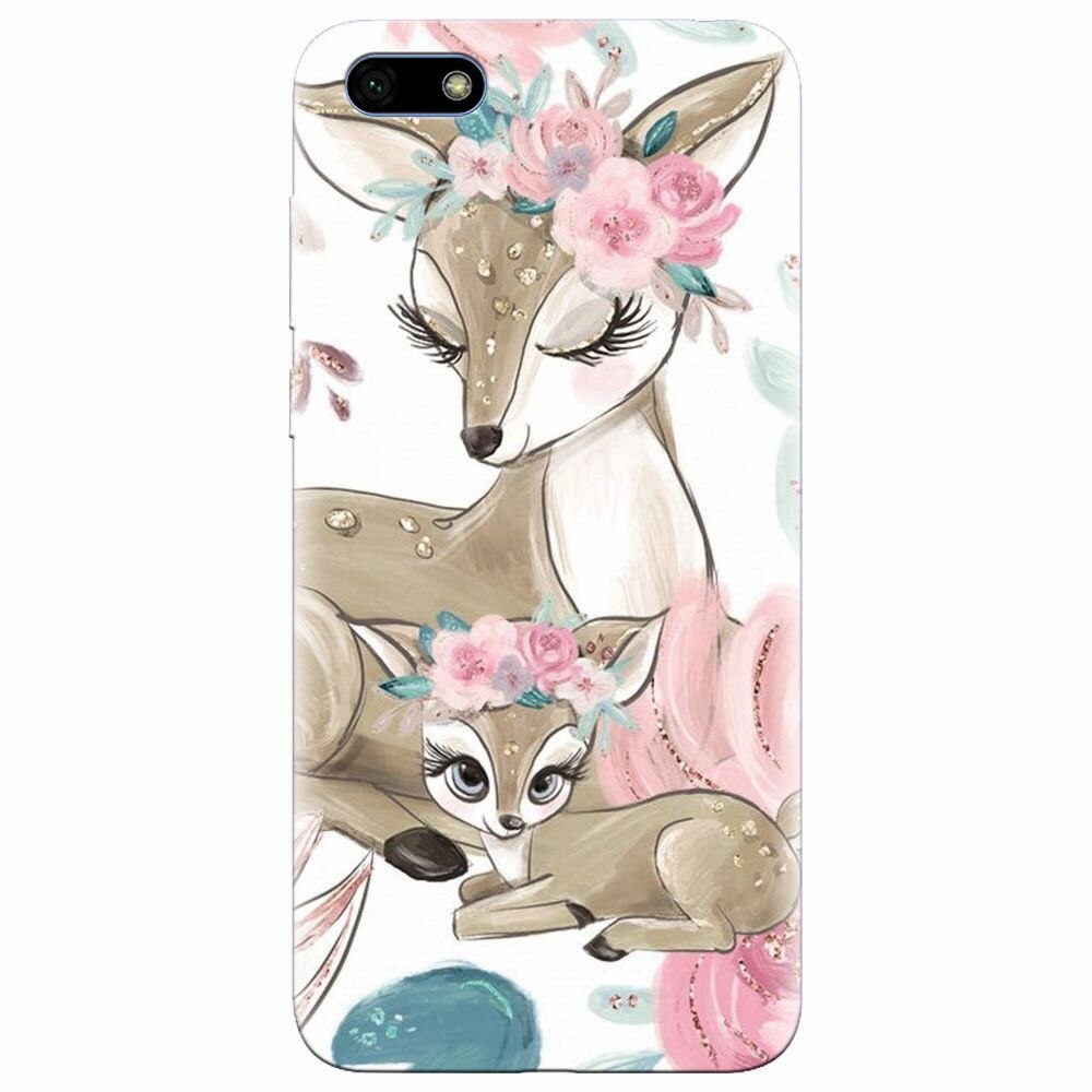 Husa silicon pentru Huawei Y5 2018, Deers