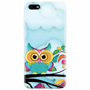 Husa silicon pentru Huawei Y5 Prime 2018, Owl 102 Husa silicon pentru Huawei Y5 Prime 2018, Owl 102