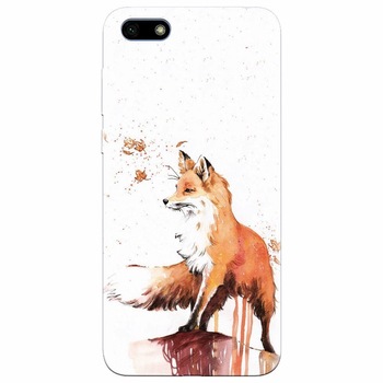 Husa silicon pentru Huawei Y5 Prime 2018, Fox 101 Husa silicon pentru Huawei Y5 Prime 2018, Fox 101