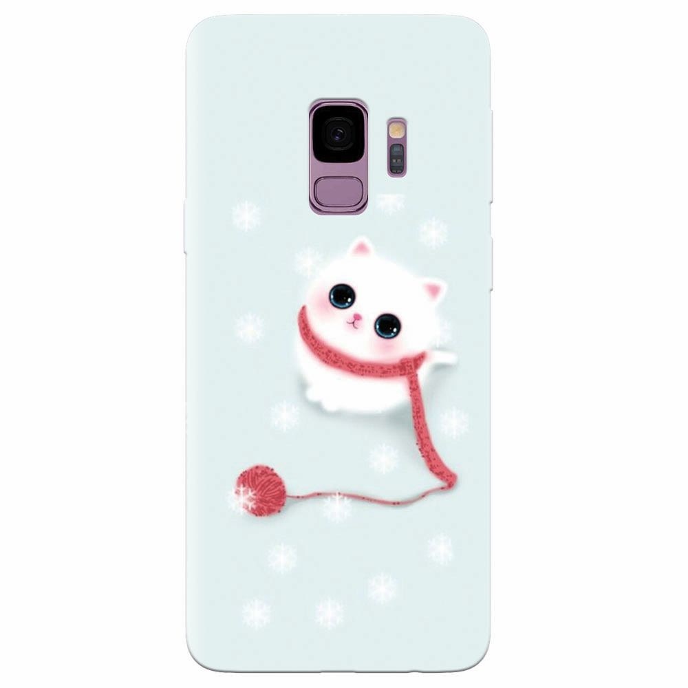 Husa silicon pentru Samsung Galaxy S9, Cute Cat