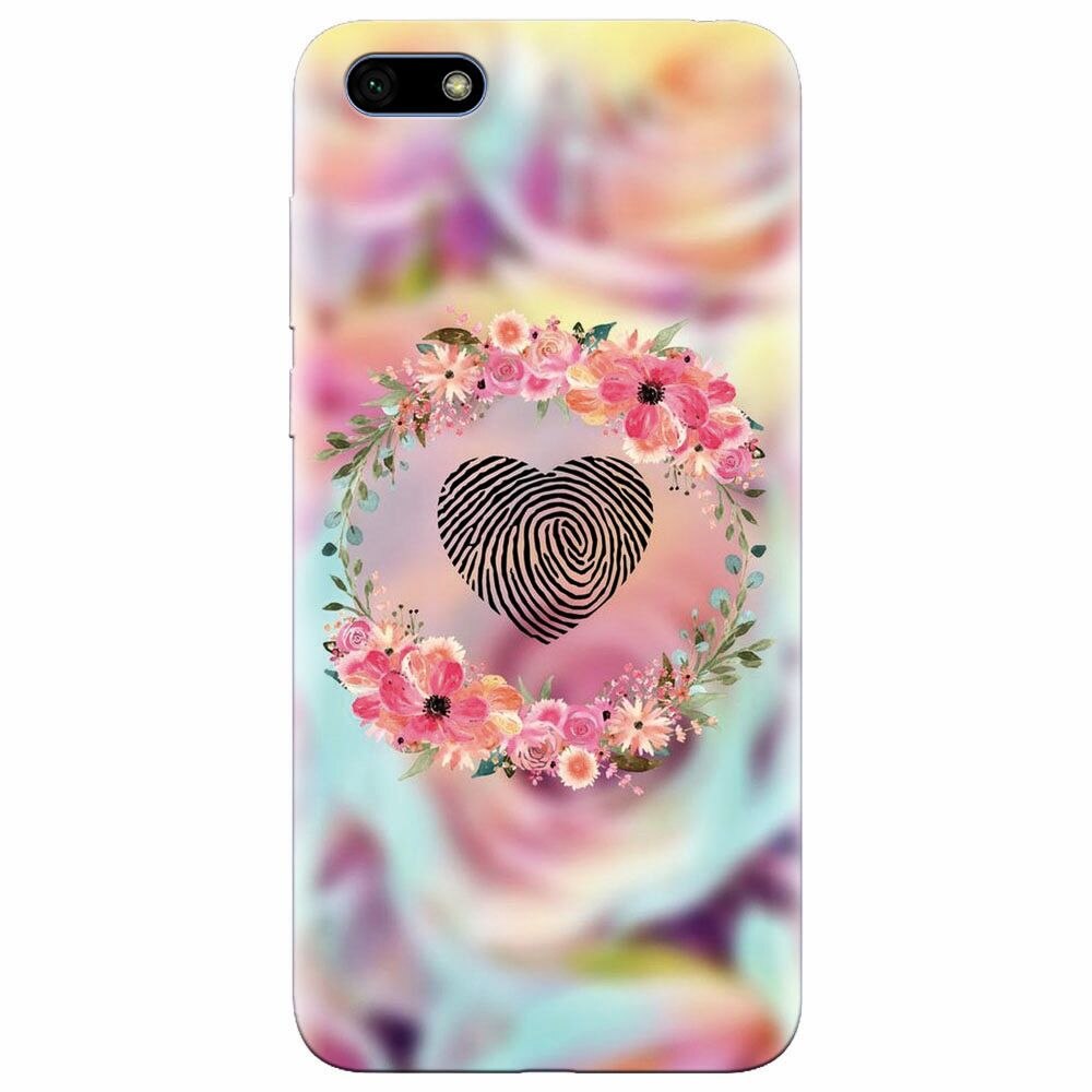 Husa silicon pentru Huawei Y5 2018, Fingerprint