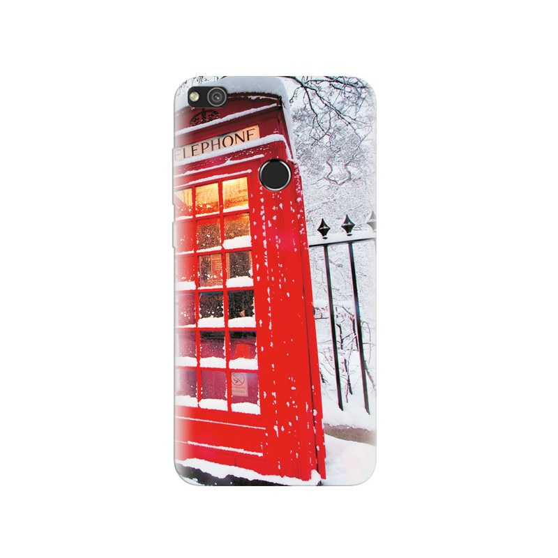 Husa Huawei P8 Lite 2017 English Red Telephone Booth