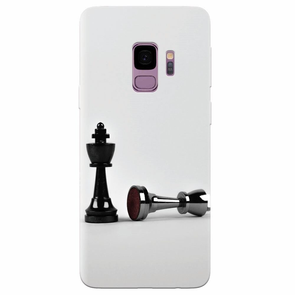 Husa silicon pentru Samsung Galaxy S9, Chess