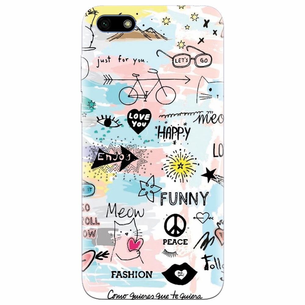 Husa silicon pentru Huawei Y5 2018, Enjoy