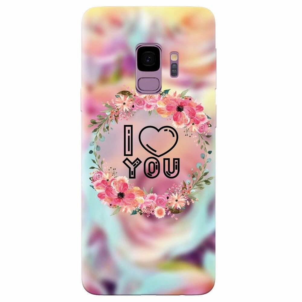 Husa silicon pentru Samsung Galaxy S9, I Love You