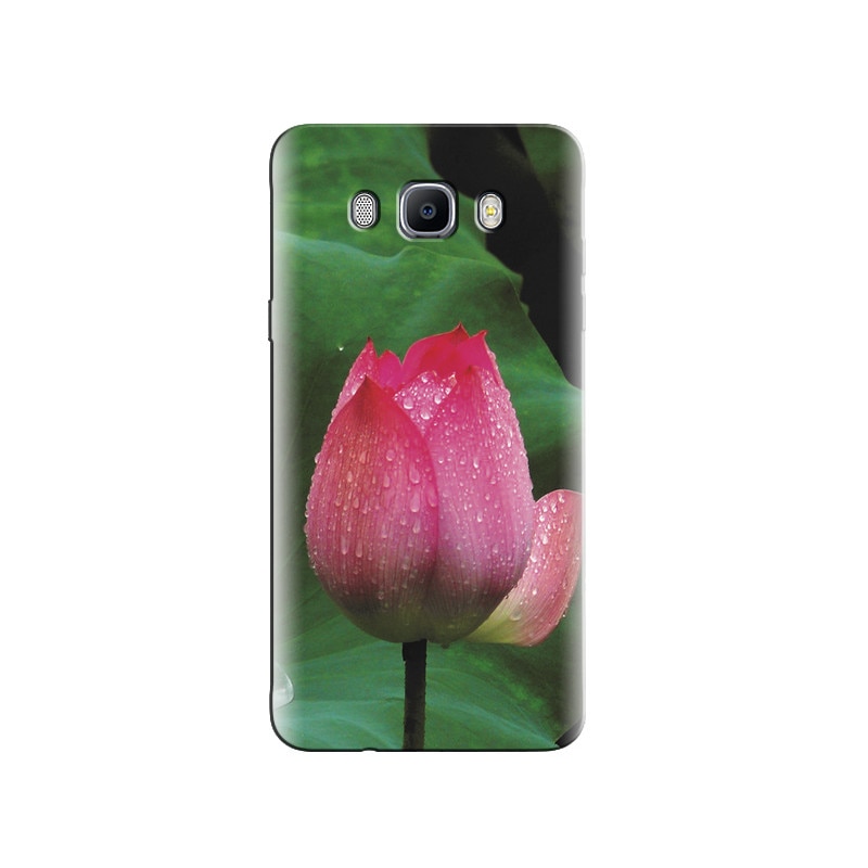 Husa Samsung J5 2016 Pink Lotus Flower With Water Drop