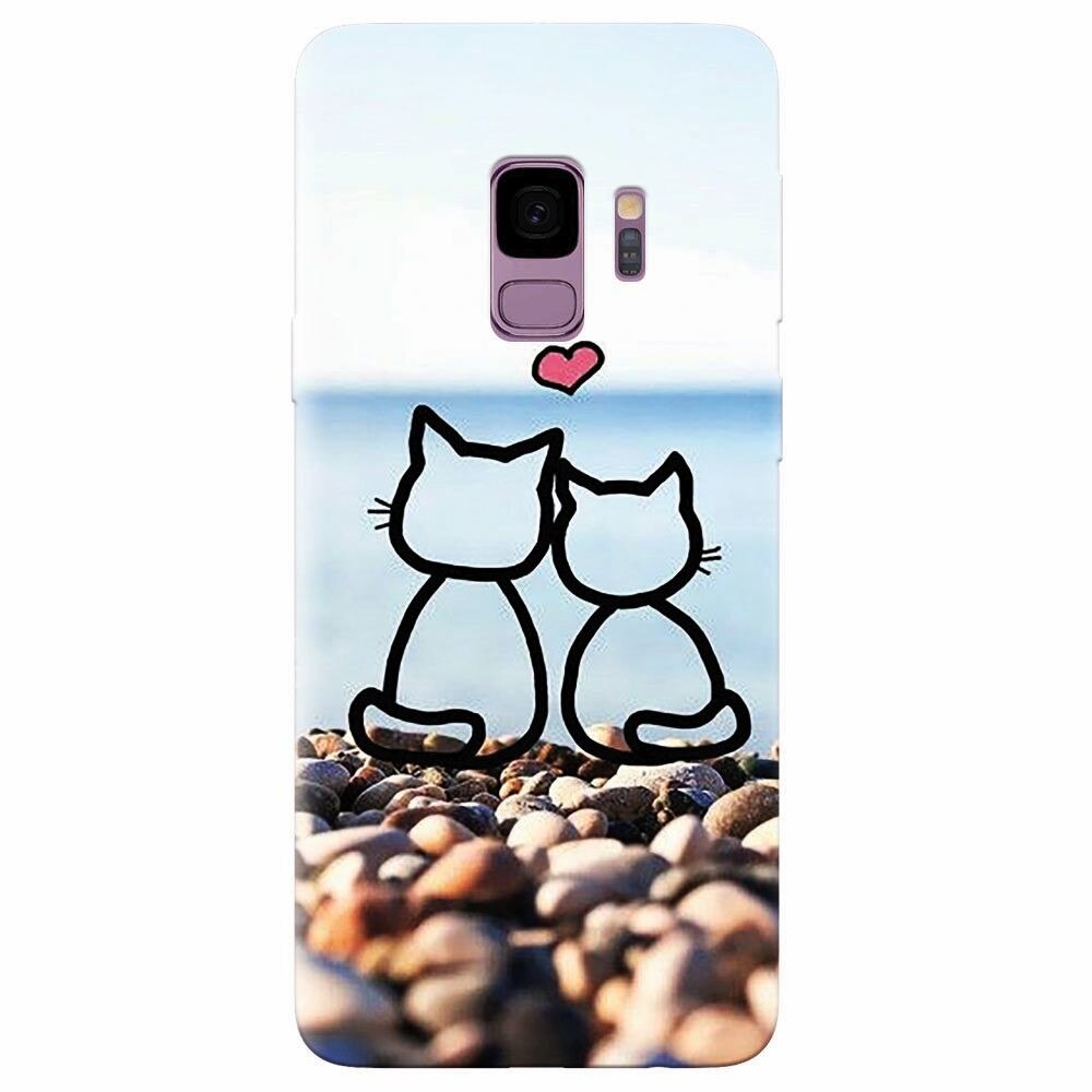 Husa silicon pentru Samsung Galaxy S9, In Love Cats