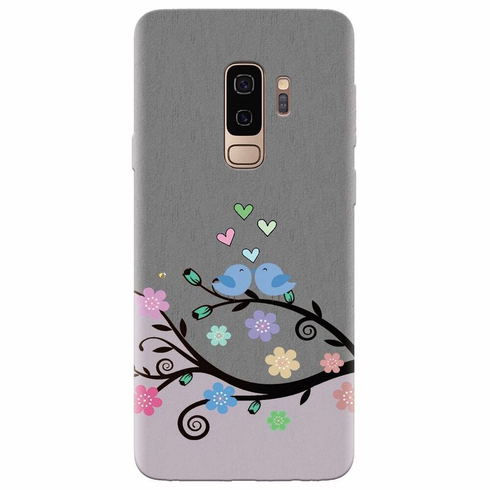 Husa silicon pentru Samsung Galaxy S9 Plus, Bird Love