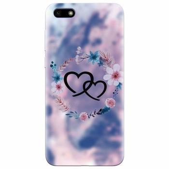 Husa silicon pentru Huawei Y5 2018, Love 002 Husa silicon pentru Huawei Y5 2018, Love 002