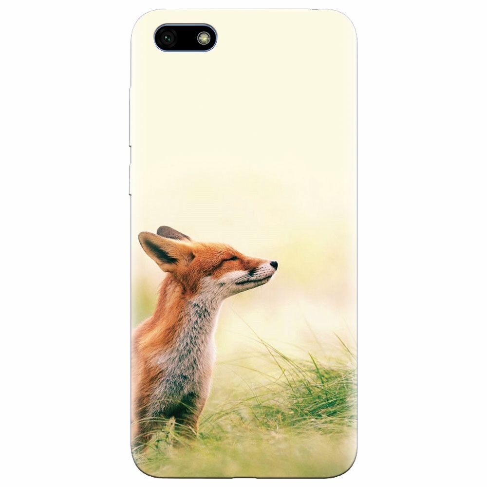 Husa silicon pentru Huawei Y5 Prime 2018, Fox Scenting Breeze