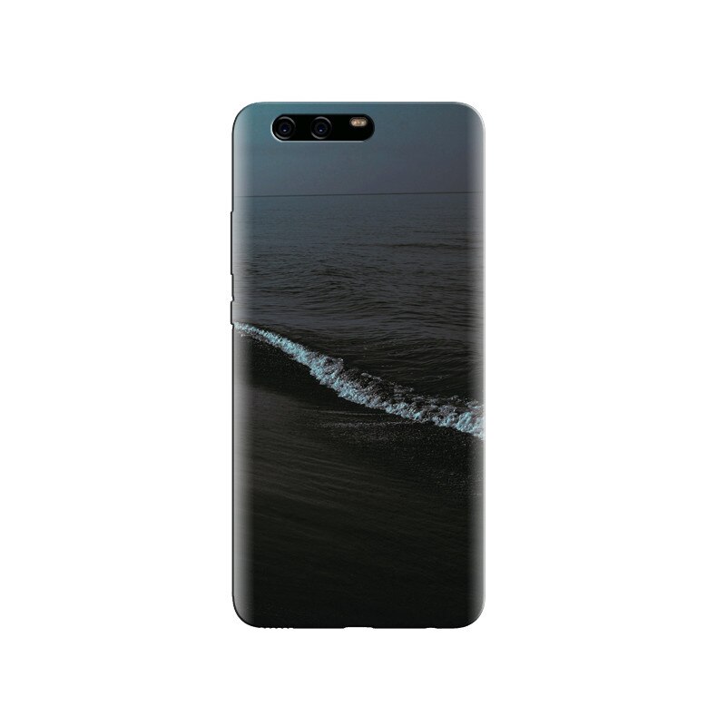 Husa Huawei P10 PLUS Overcast Sea Beach Waves At Night Wide