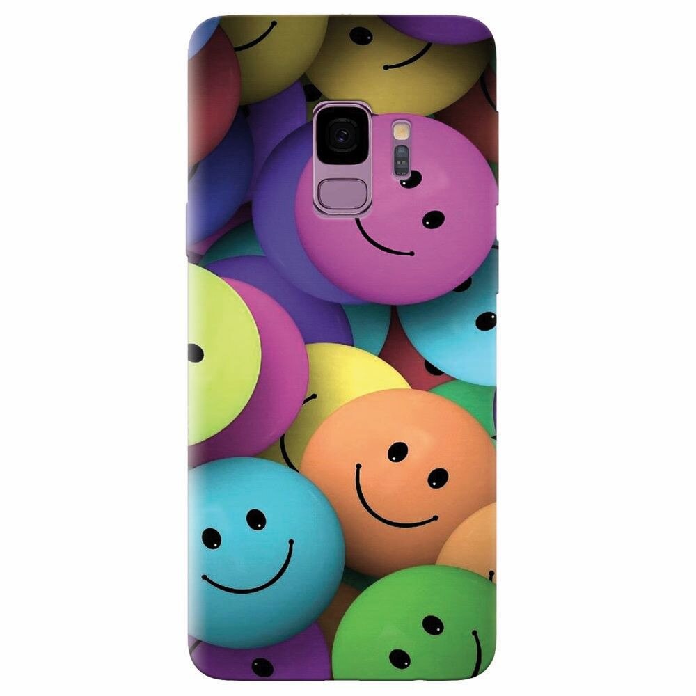 Husa silicon pentru Samsung Galaxy S9, Smiles