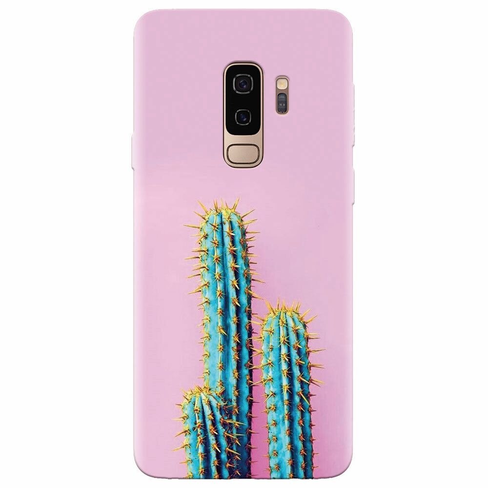 Husa silicon pentru Samsung Galaxy S9 Plus, Cactus 102