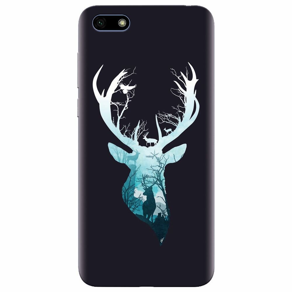 Husa silicon pentru Huawei Y5 Prime 2018, Cerb