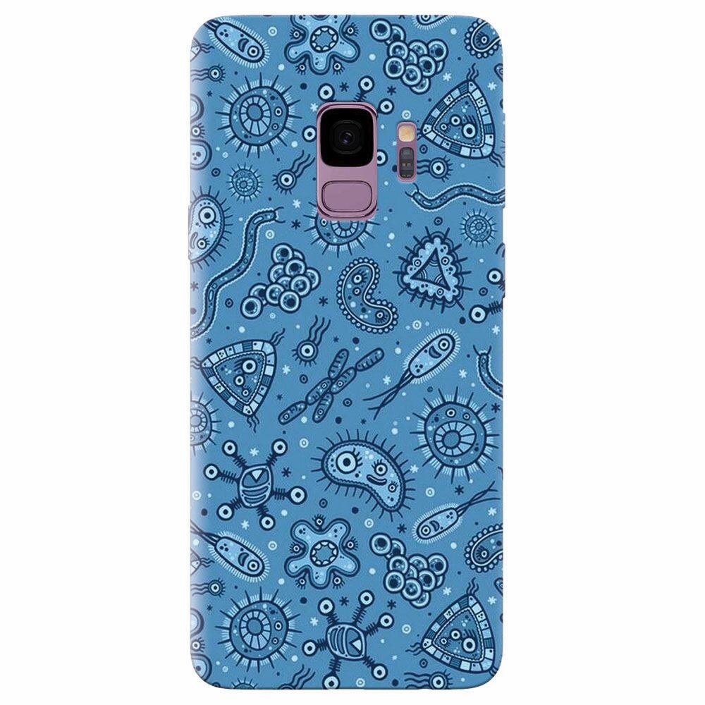 Husa silicon pentru Samsung Galaxy S9, Bacteria