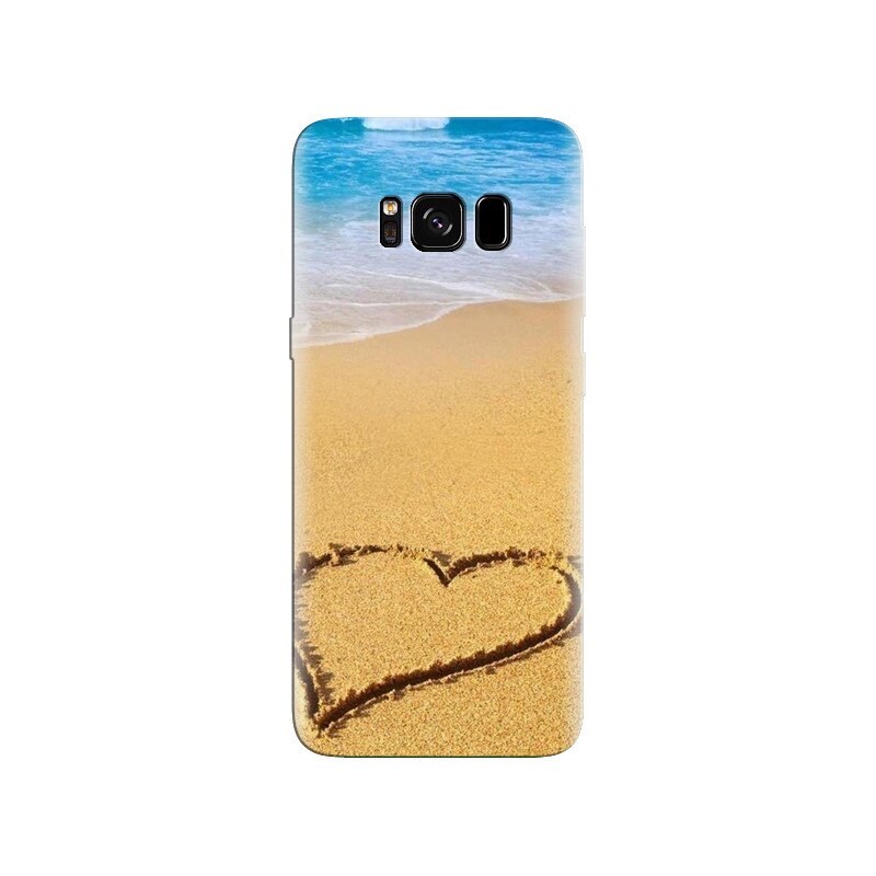 Husa Samsung S8 Love Heart On The Sand Valentines Surprise