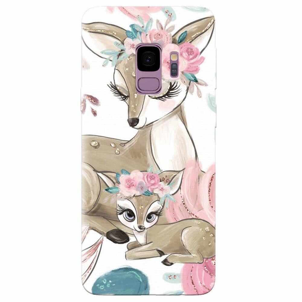 Husa silicon pentru Samsung Galaxy S9, Deers