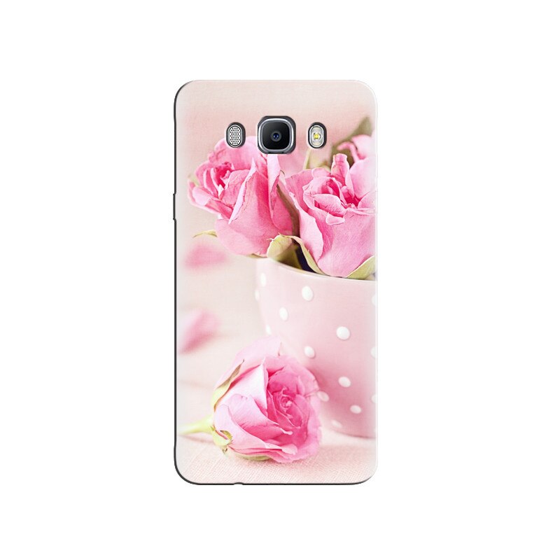 Husa Samsung J3 Pink Roses Cup Bouquet