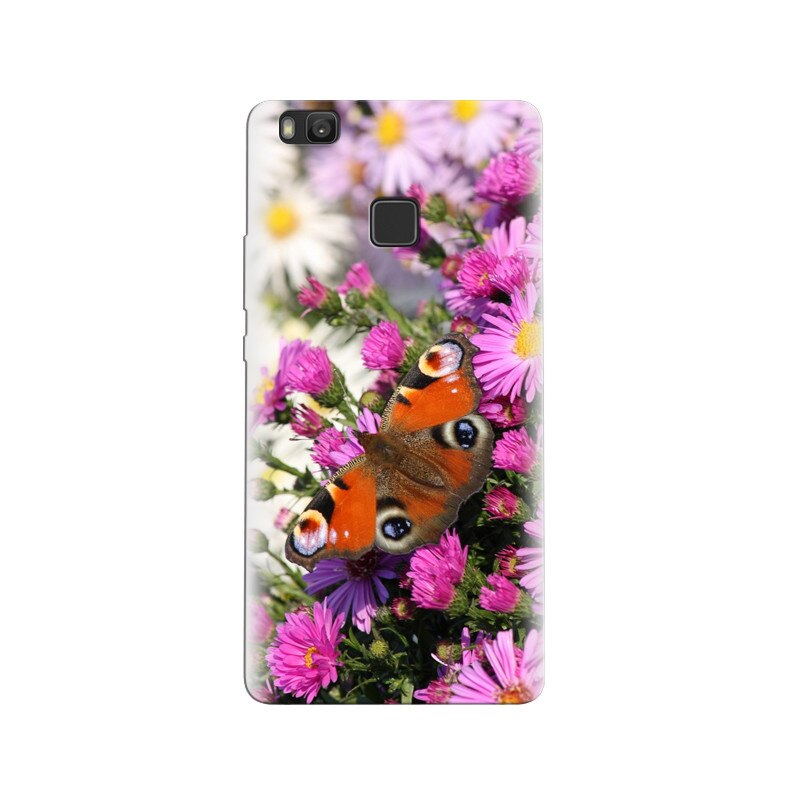 Husa Huawei P9 Lite Purple Flowers Phone 002