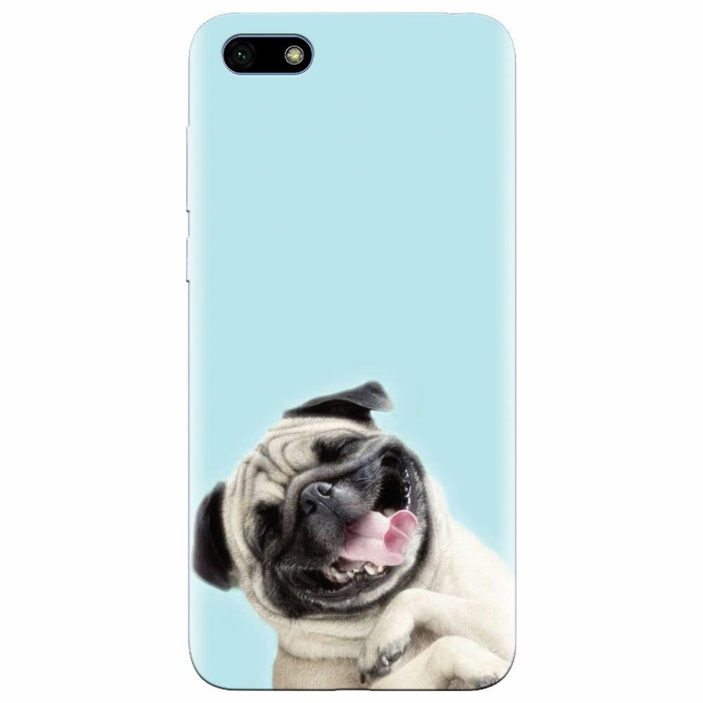 Husa silicon pentru Huawei Y5 Prime 2018, Happy Dog