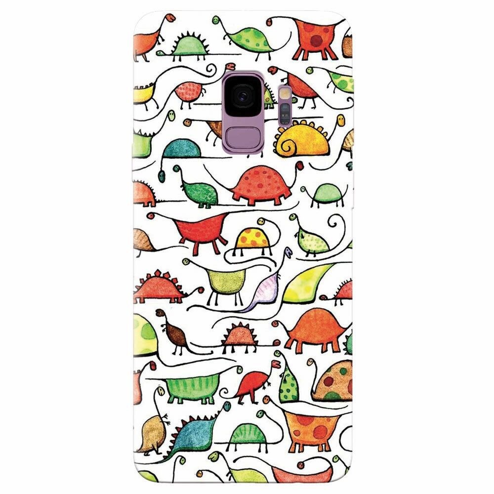 Husa silicon pentru Samsung Galaxy S9, Dino