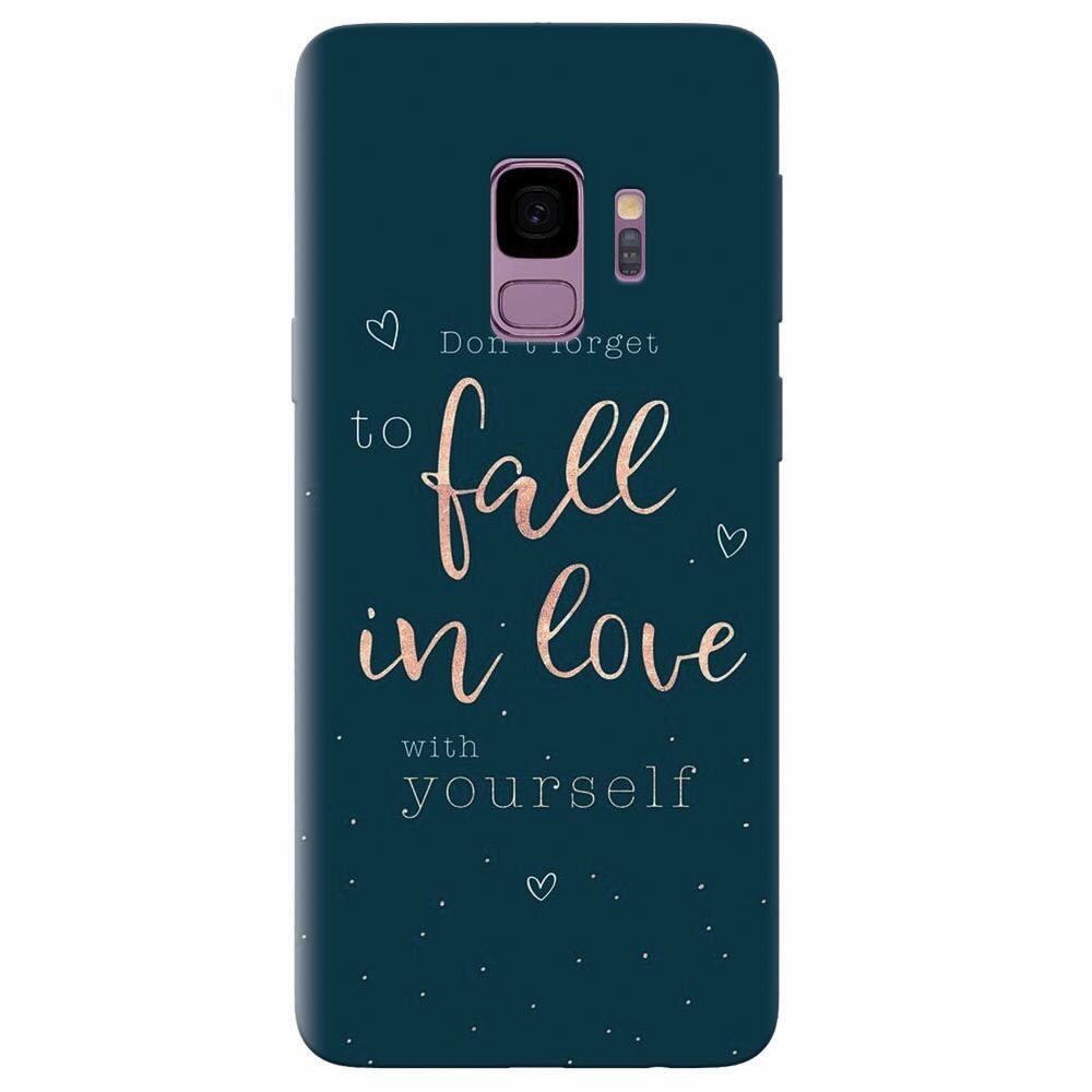 Husa silicon pentru Samsung Galaxy S9, Fall In Love