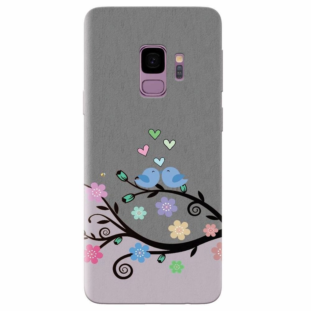 Husa silicon pentru Samsung Galaxy S9, Bird Love