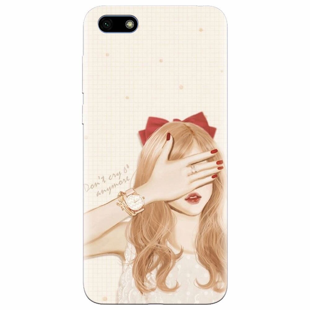 Husa silicon pentru Huawei Y5 Prime 2018, Dont Cry Anymore