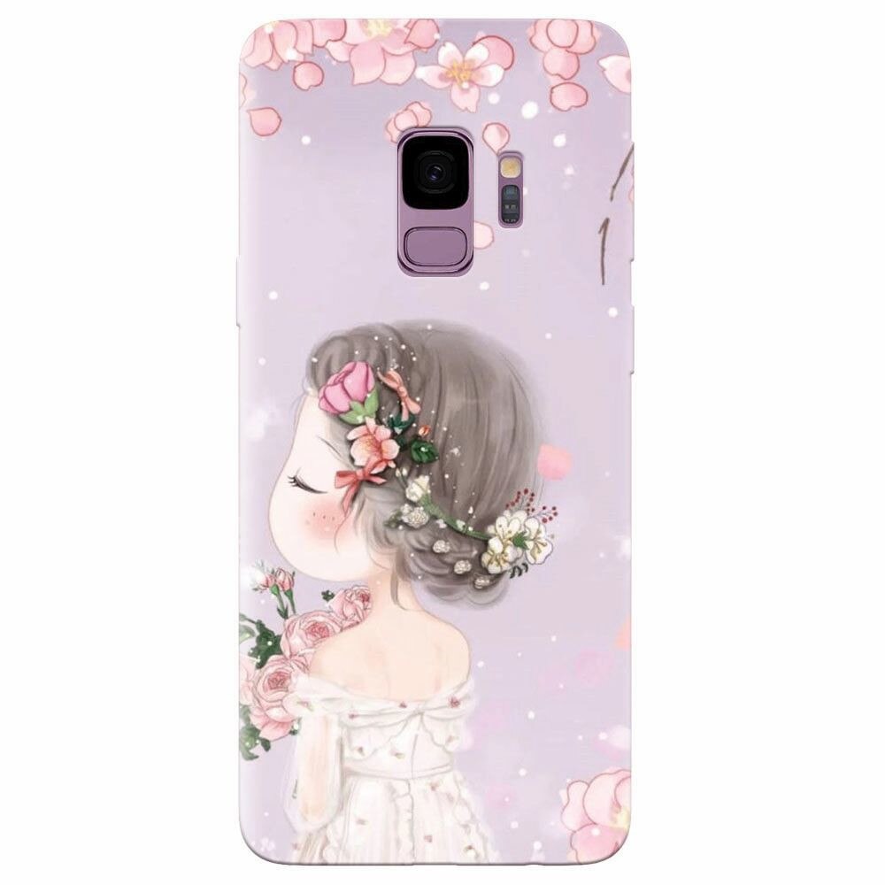 Husa silicon pentru Samsung Galaxy S9, Girl 001