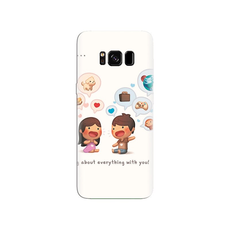 Husa Samsung S8 Plus Love Is Talking About Everything With You