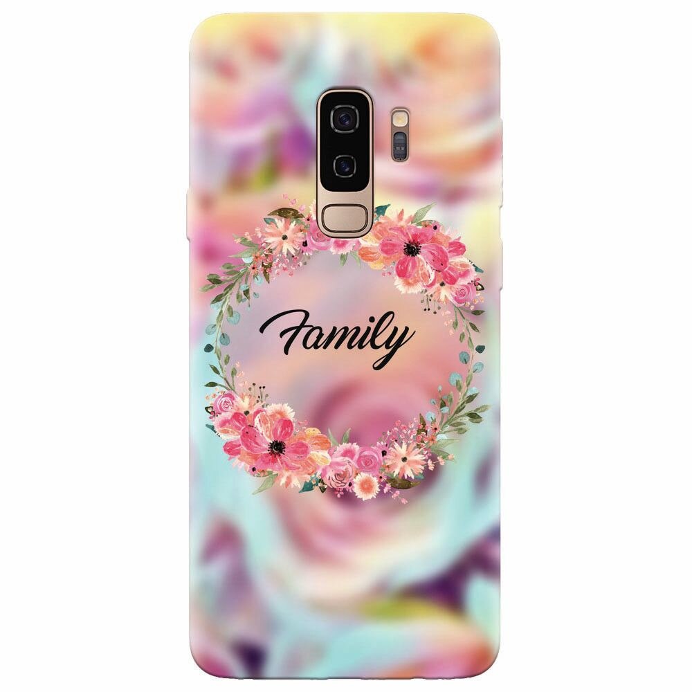 Husa silicon pentru Samsung Galaxy S9 Plus, Family
